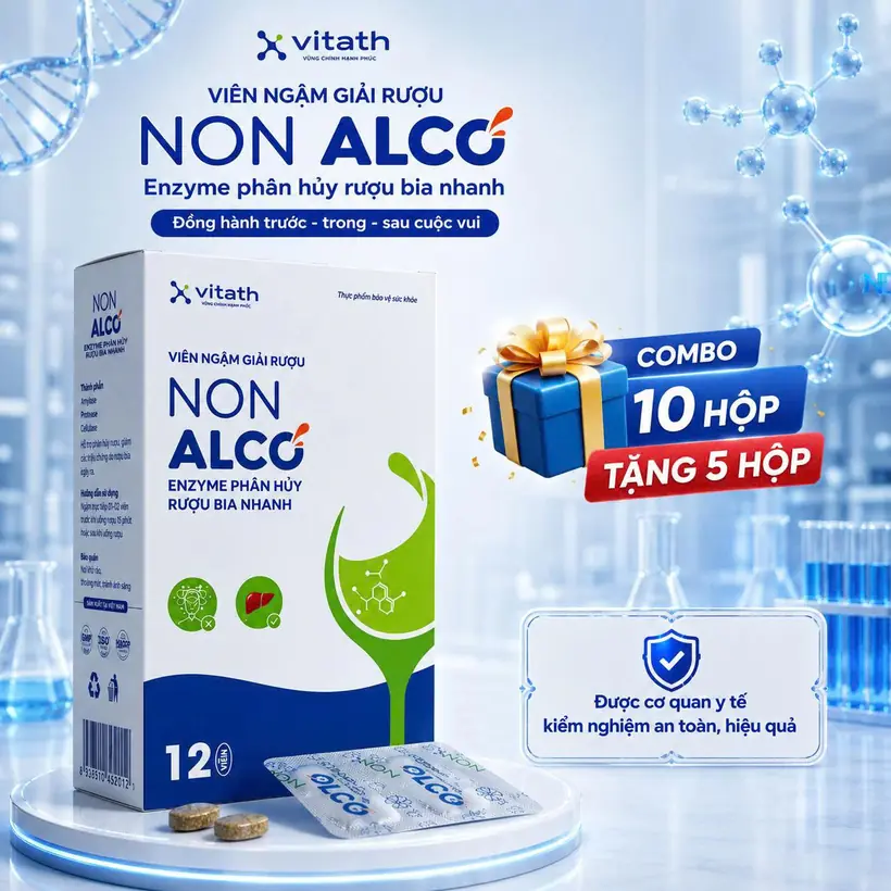 Combo mua 10 tặng 5 NON ALCO
