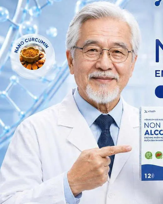 Hình ảnh chuyên gia giới thiệu sản phẩm NON ALCO